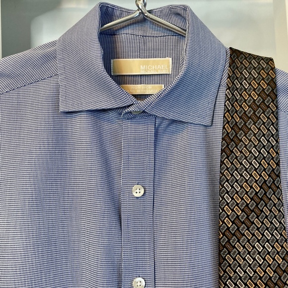 👔 MICHAEL Michael Kors NON IRON dress shirt - Picture 1 of 9